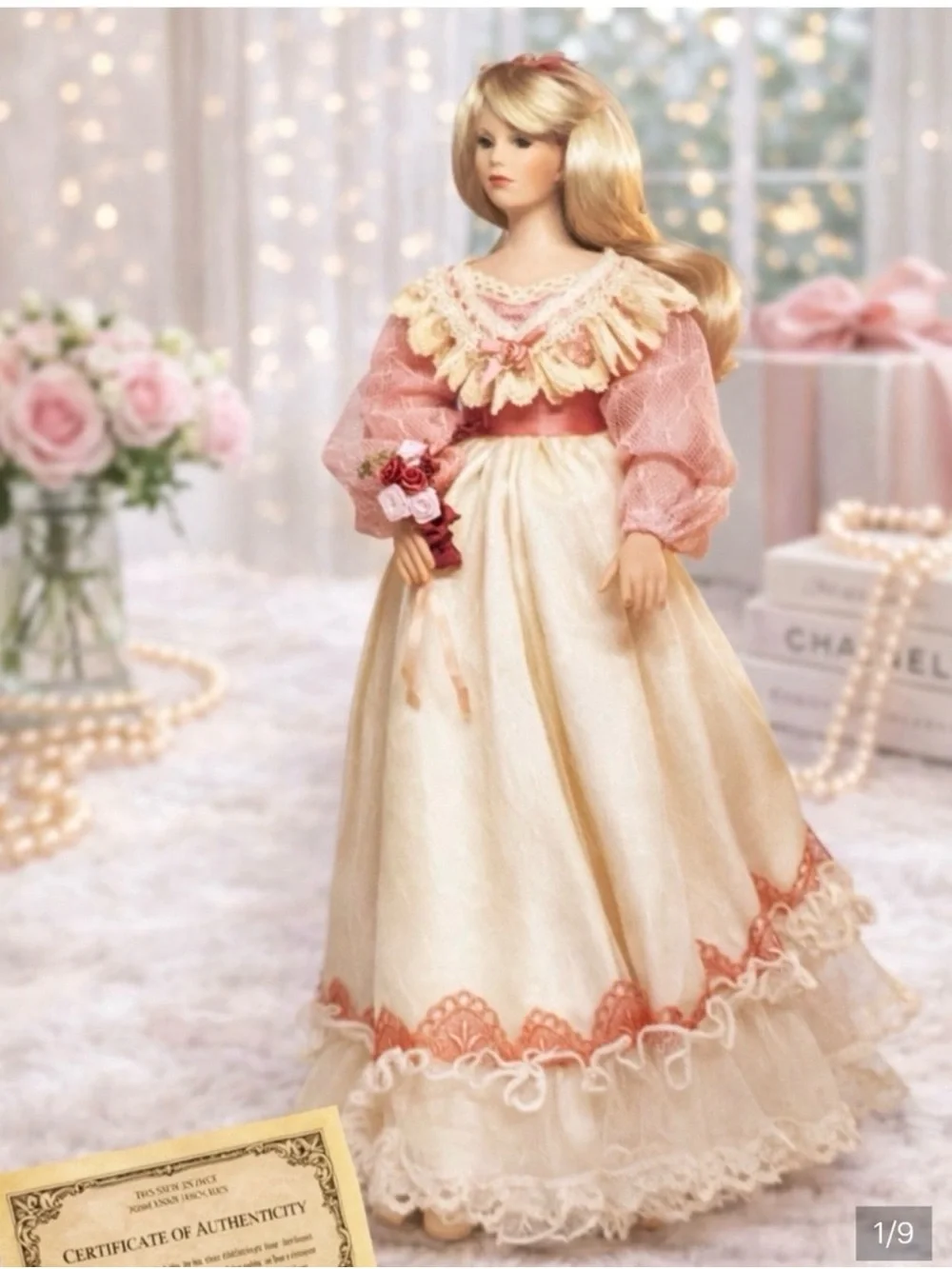 Paradise Galleries Wedding Collection 4 Doll Set COAs Stands Stamped